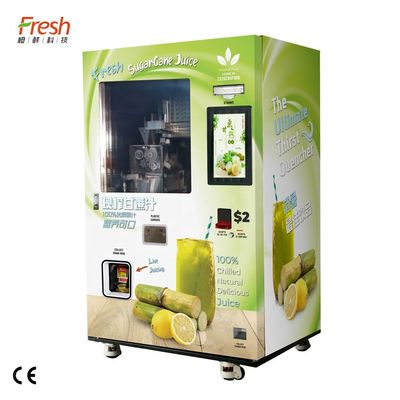 মাল্টি ফাংশন বেতের তাজা ভেন্ডিং মেশিন 220V বাণিজ্যিক আখের রস মেশিন