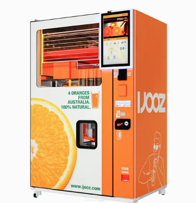 ওয়্যারলেস QR কোড ফ্রুট জুস ভেন্ডিং মেশিন 220V - 240V 50Hz এয়ার কুলড ফ্রস্ট ফ্রি