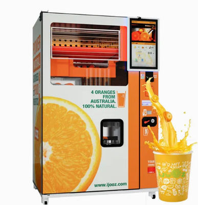 ওয়্যারলেস QR কোড ফ্রুট জুস ভেন্ডিং মেশিন 220V - 240V 50Hz এয়ার কুলড ফ্রস্ট ফ্রি