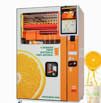 ওয়্যারলেস QR কোড ফ্রুট জুস ভেন্ডিং মেশিন 220V - 240V 50Hz এয়ার কুলড ফ্রস্ট ফ্রি