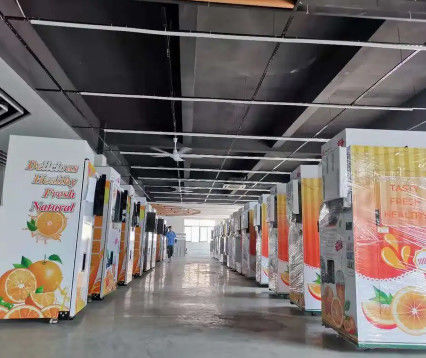 সিই ফ্রুট জুস ভেন্ডিং মেশিন 300W/2000W ফ্রেশ স্কুইজড কমলার জুস মেশিন
