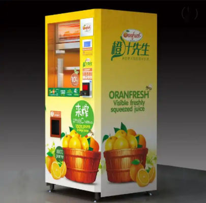 350ml অরেঞ্জ ফ্রেশ জুস ভেন্ডিং মেশিন কমার্শিয়াল কয়েন বিল ক্রেডিট কার্ড পেমেন্ট