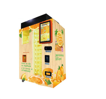 হোটেল ফ্রেশ জুস ভেন্ডিং মেশিন 1500W ফ্রেশ প্রেসড স্টেইনলেস স্টিল কাস্টমাইজড
