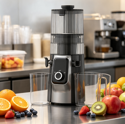 Fresh Smart HJ102C Slow Masticating Juicer ️ যে জুস মেশিনটি স্বাস্থ্যকর স্বাদকে দুর্দান্ত করে তোলে 3 টি নিয়মিত গতি, 135 মিমি প্রশস্ত প্যাচ, 200W কোল্ড প্রেস এবং স্ব-পরিচ্ছন্নতার সাথে
