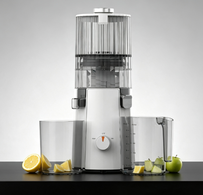 Fresh Smart HJ102A Travel & Mobile Lifestyle Slow Masticating Juicer ∙ 135mm Wide Chute সহ হালকা ওজনের 200W পোর্টেবল এক্সট্র্যাক্টর, অন-দ্য-গোয় স্বাস্থ্যকর পুষ্টির জন্য ডুয়াল-ভোল্টেজ গ্লোবাল সামঞ্জস্য