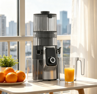 ফিল্টার মুক্ত সহজ পরিষ্কার ধীর Juicer HJ102C, নিরাপদ BPA মুক্ত পুষ্টি সংরক্ষণ রস এক্সট্রাক্টর